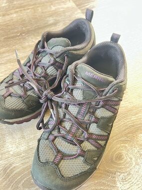 Merrell Gray and Purple Women's Trail Sneakers
